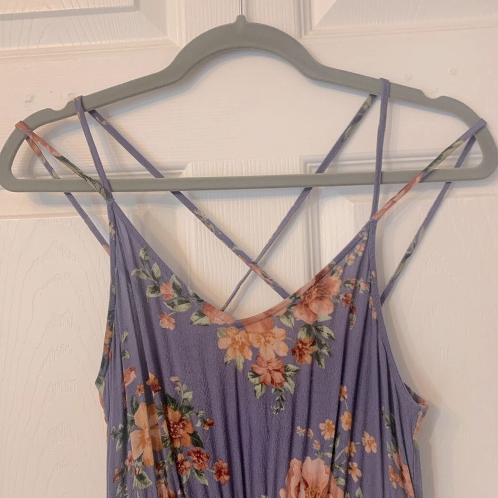 Floral wide-leg jumpsuit - Picture 4 of 5